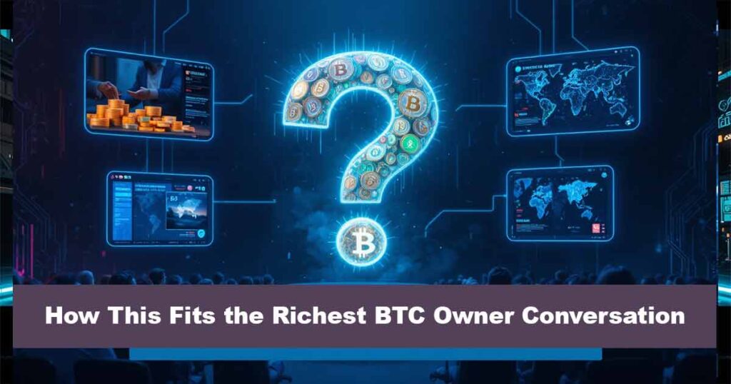 How This Fits the Richest BTC Owner Conversation How This Fits the Richest BTC Owner Conversation