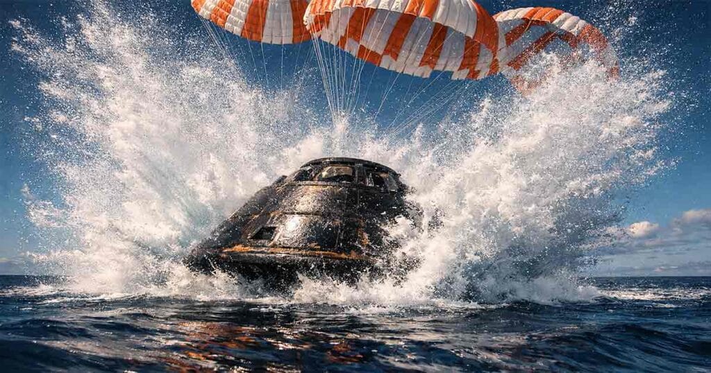 The Thrill of Orion's Splashdown The Thrill of Orion's Splashdown