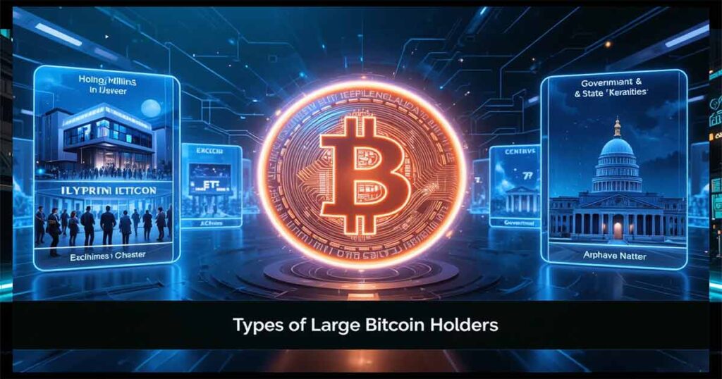Types of Large Bitcoin Holders Types of Large Bitcoin Holders