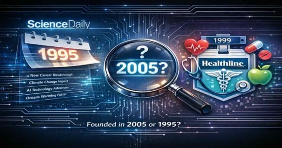Was ScienceDaily founded in 2005 or in 1999? 1 Was ScienceDaily founded in 2005 or in 1999?