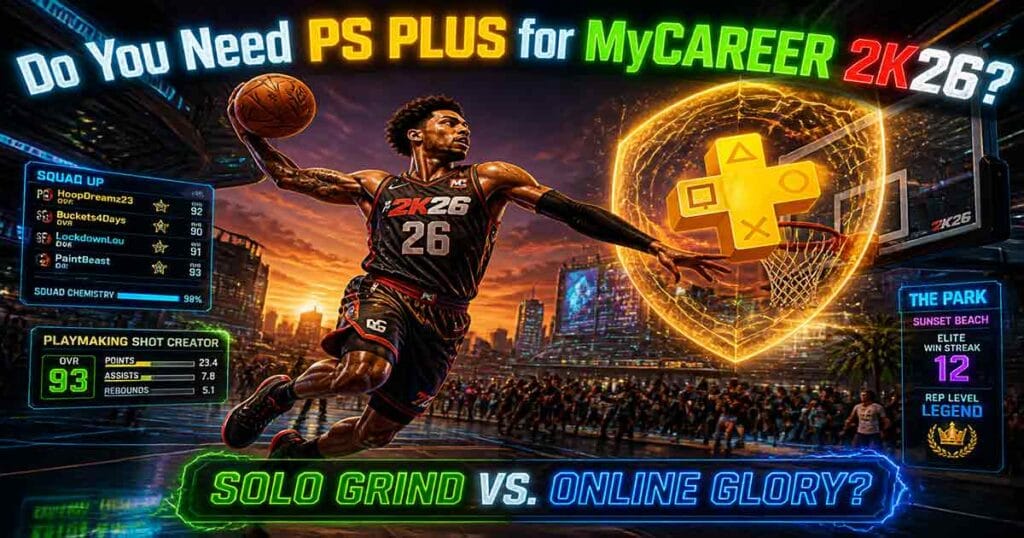Do You Need PS Plus for MyCareer 2K26? Do You Need PS Plus for MyCareer 2K26?